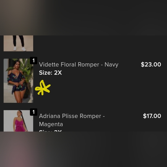 Fashion Nova Tropical Romper. - Picture 8 of 8